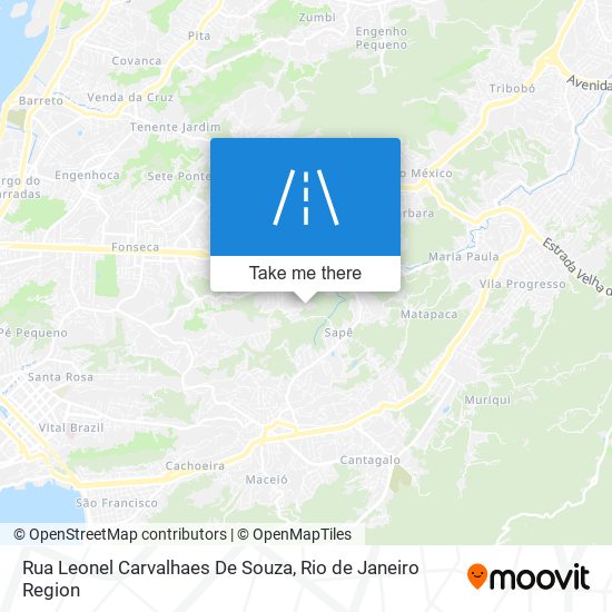 Rua Leonel Carvalhaes De Souza map