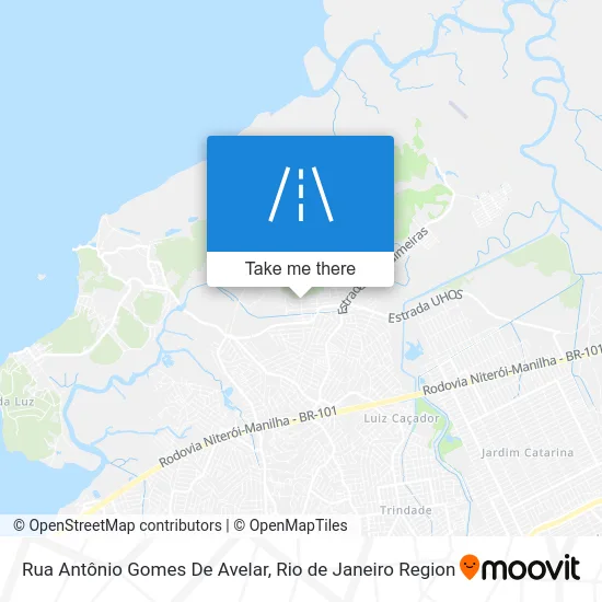 Rua Antônio Gomes De Avelar map