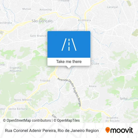 Rua Coronel Adenir Pereira map