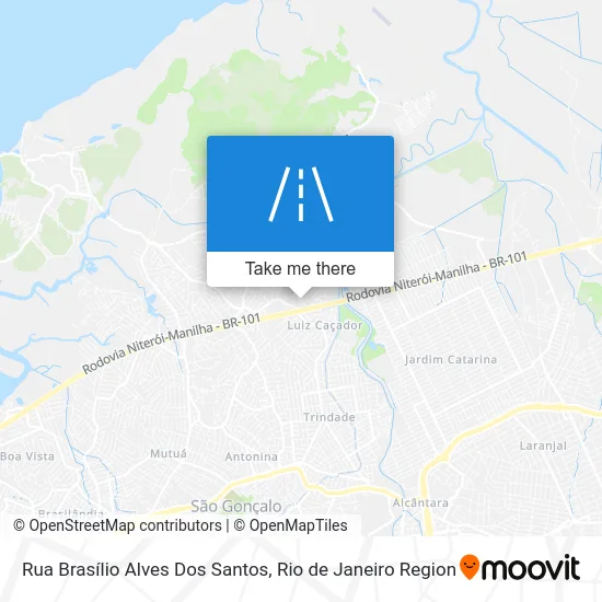 Rua Brasílio Alves Dos Santos map