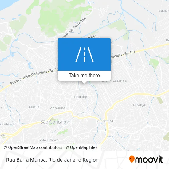 Rua Barra Mansa map