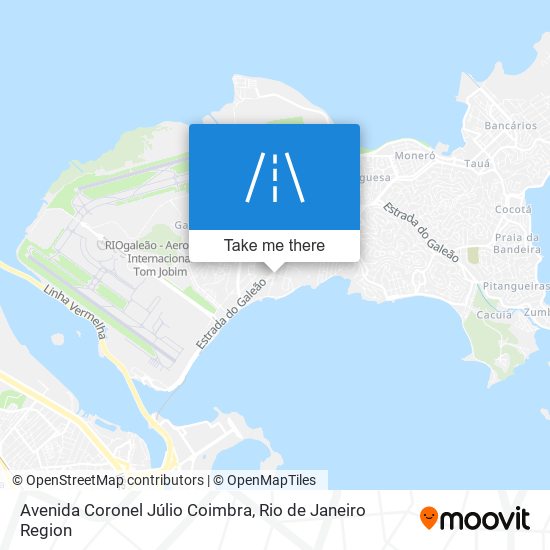 Mapa Avenida Coronel Júlio Coimbra