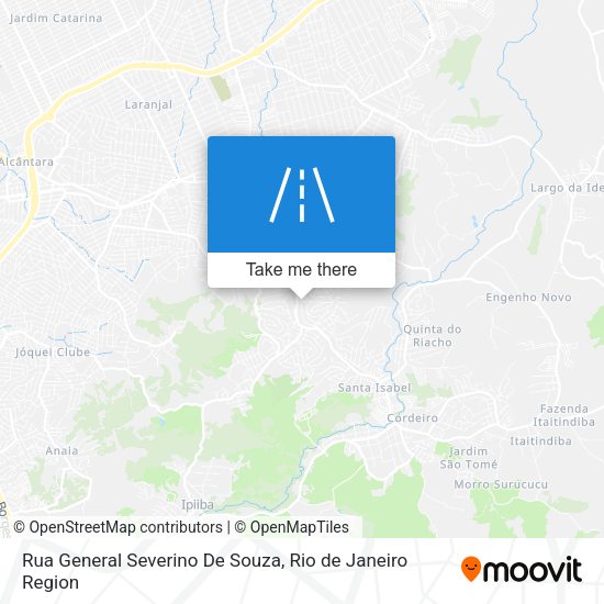 Rua General Severino De Souza map