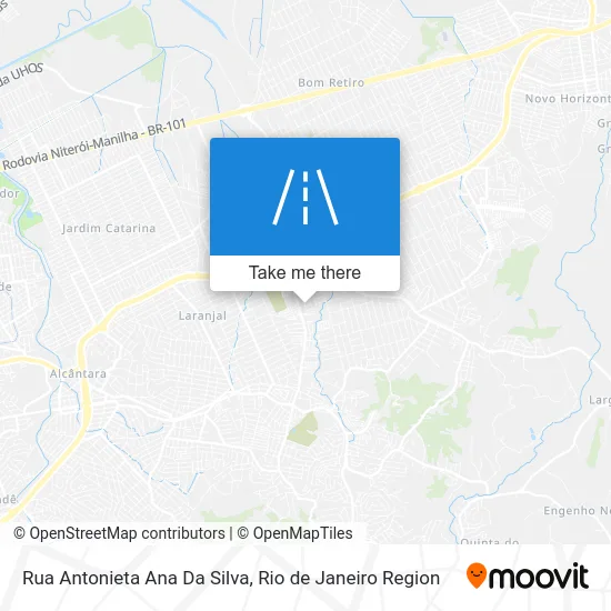Rua Antonieta Ana Da Silva map