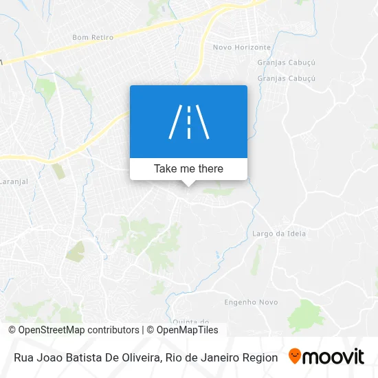 Rua Joao Batista De Oliveira map