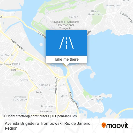 Avenida Brigadeiro Trompowski map