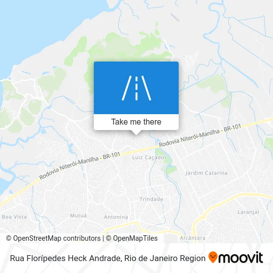 Rua Florípedes Heck Andrade map