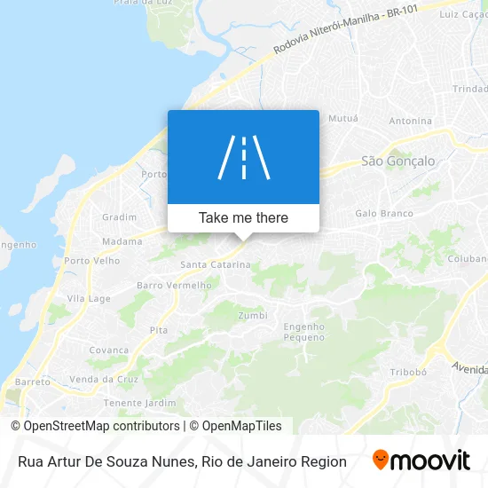 Rua Artur De Souza Nunes map