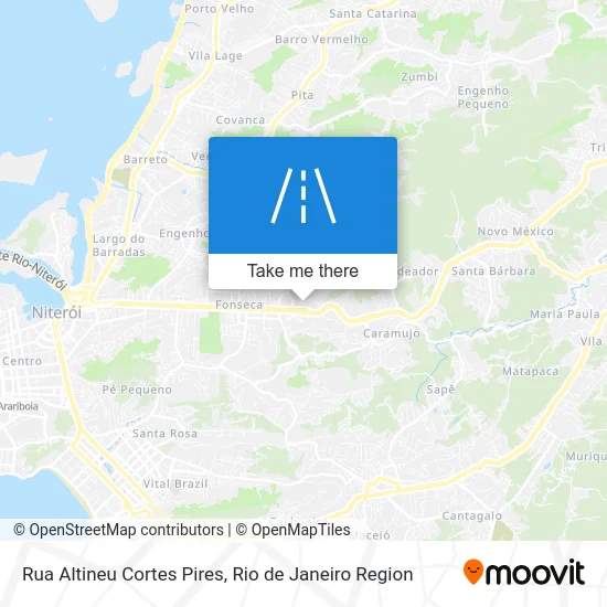 Rua Altineu Cortes Pires map