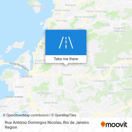 Rua Antônio Domingos Nicolau map