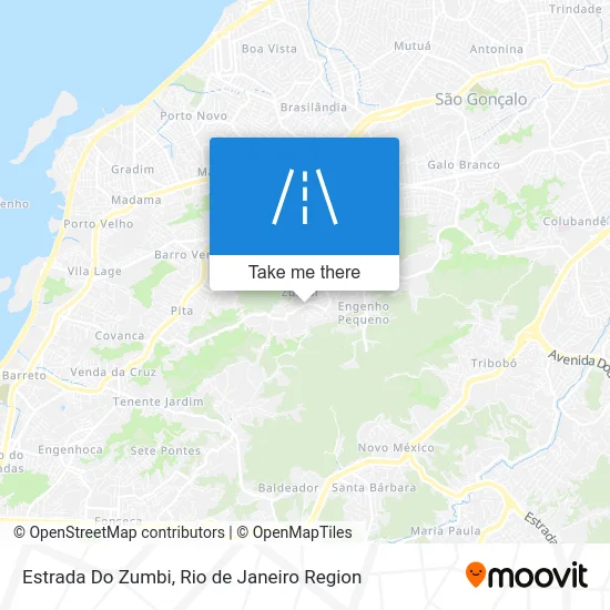 Estrada Do Zumbi map
