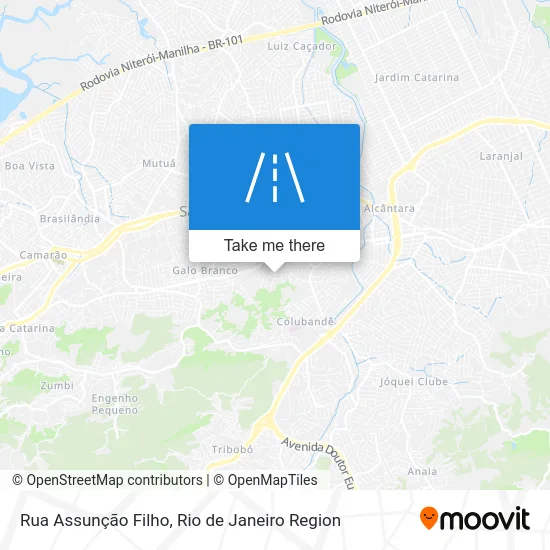 Rua Assunção Filho map