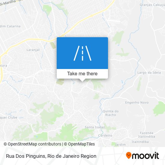 Mapa Rua Dos Pinguins