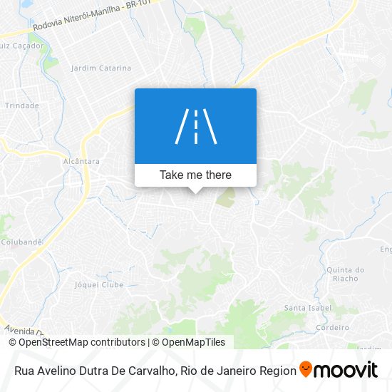 Rua Avelino Dutra De Carvalho map