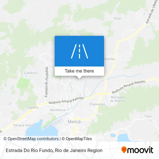 Estrada Do Rio Fundo map