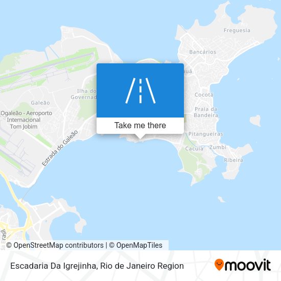 Escadaria Da Igrejinha map