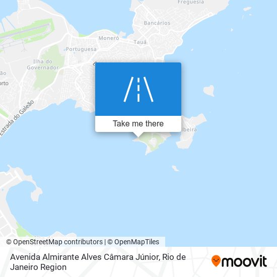 Mapa Avenida Almirante Alves Câmara Júnior