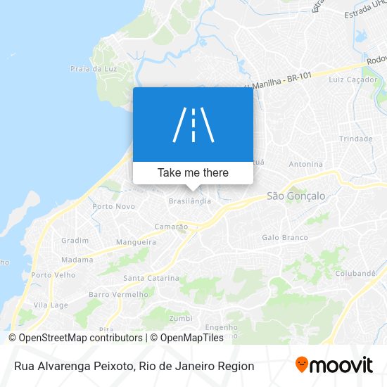 Rua Alvarenga Peixoto map