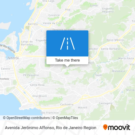 Avenida Jerônimo Affonso map