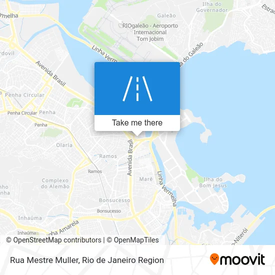 Rua Mestre Muller map