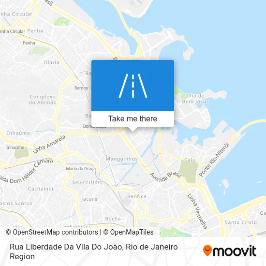Rua Liberdade Da Vila Do João map