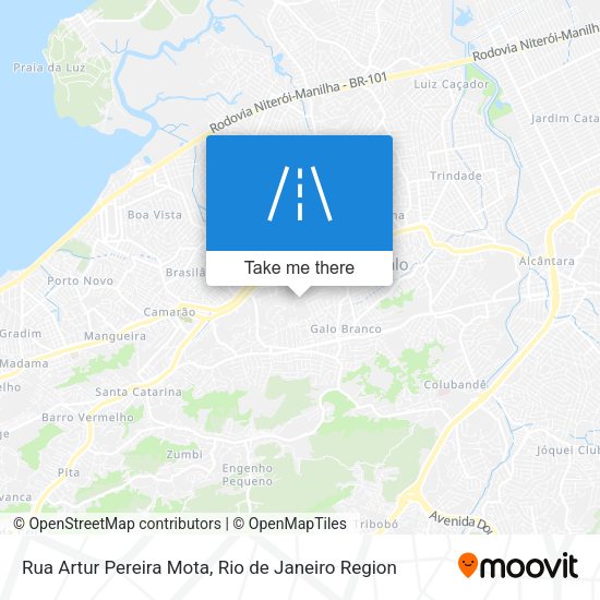 Rua Artur Pereira Mota map