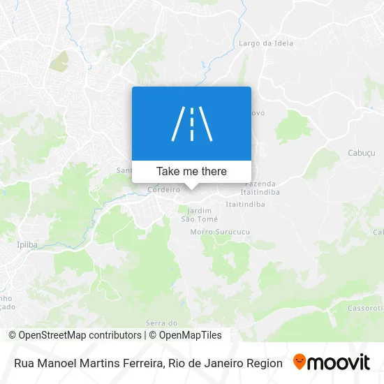 Rua Manoel Martins Ferreira map