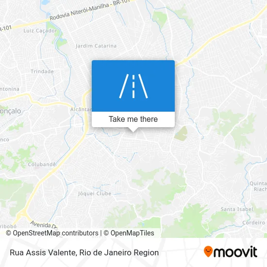 Rua Assis Valente map
