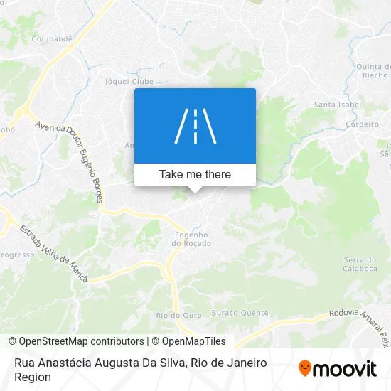 Rua Anastácia Augusta Da Silva map