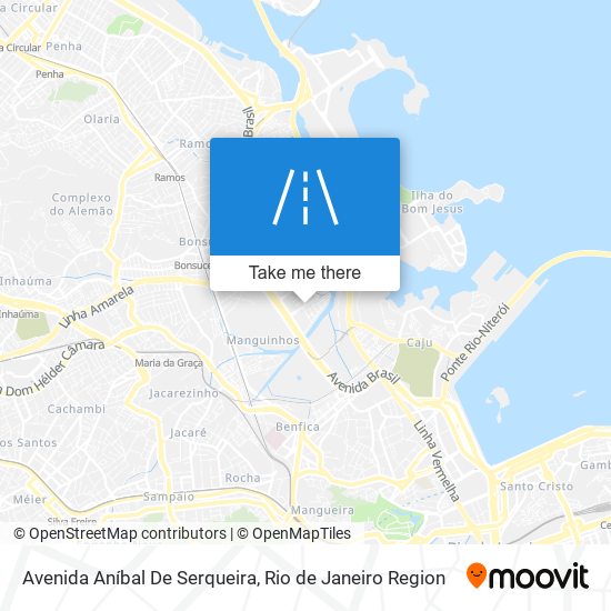 Mapa Avenida Aníbal De Serqueira