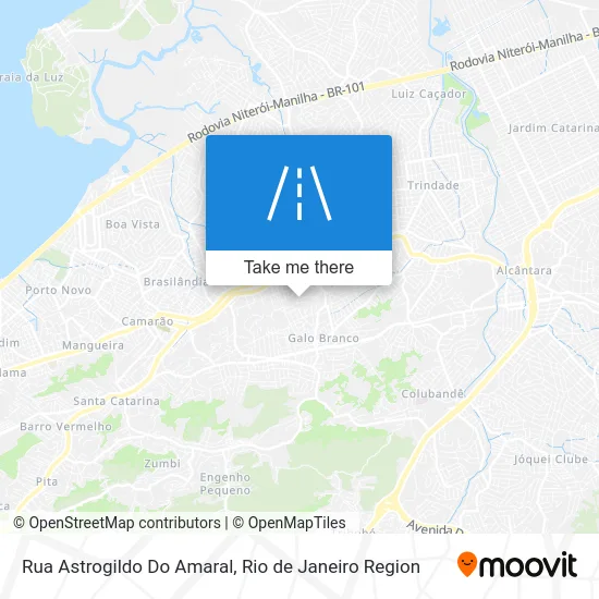 Rua Astrogildo Do Amaral map