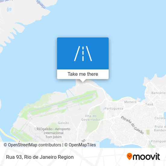 Rua 93 map