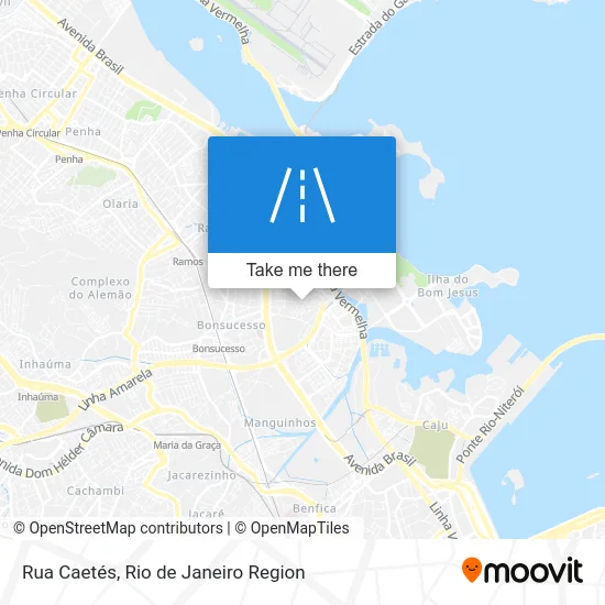 Rua Caetés map