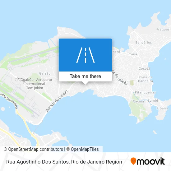 Rua Agostinho Dos Santos map