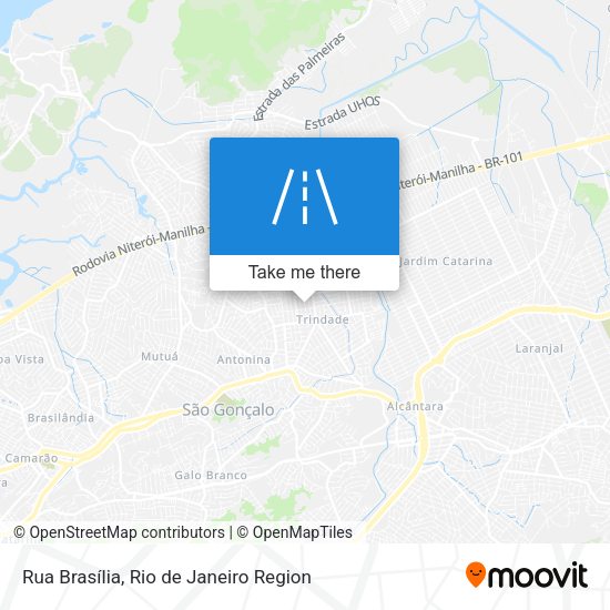 Rua Brasília map
