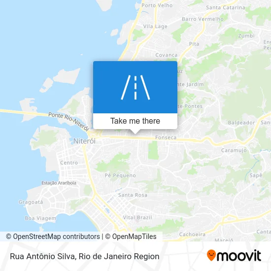 Rua Antônio Silva map