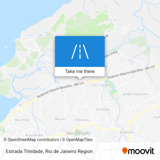 Estrada Trindade map