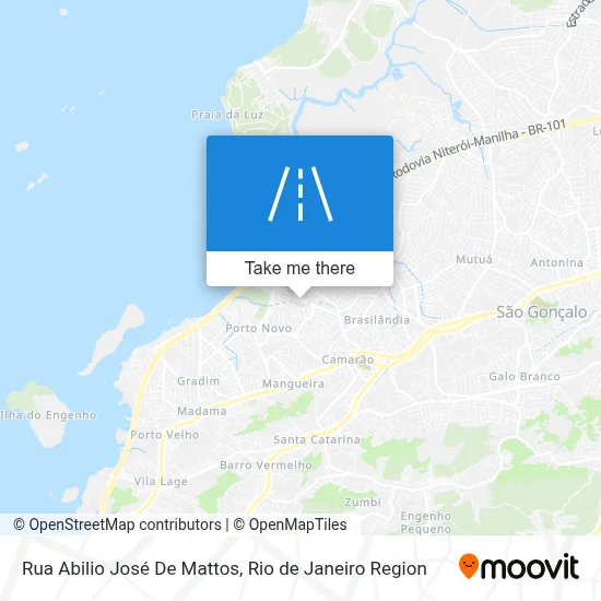 Rua Abilio José De Mattos map