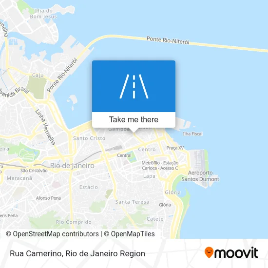Rua Camerino map