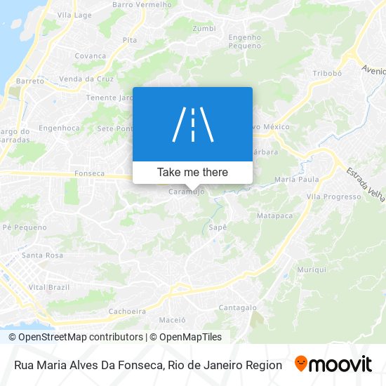 Mapa Rua Maria Alves Da Fonseca