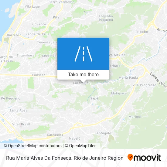 Rua Maria Alves Da Fonseca map