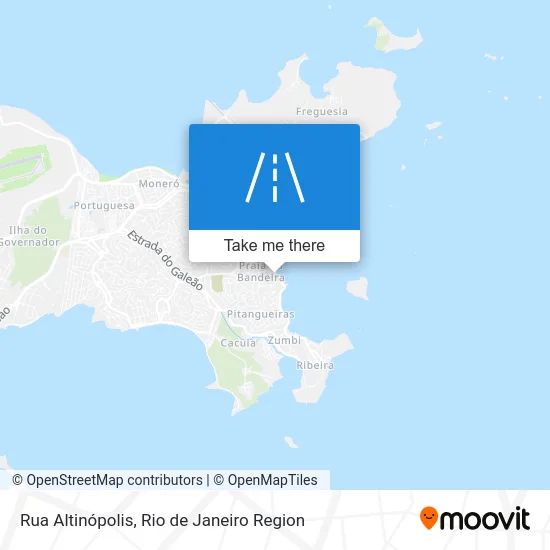 Rua Altinópolis map