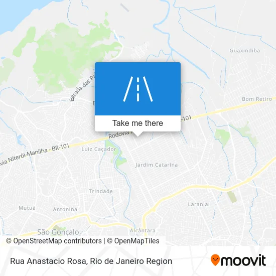 Rua Anastacio Rosa map