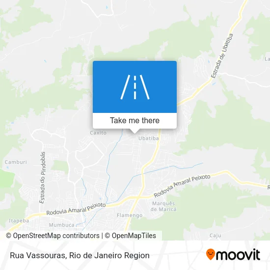 Rua Vassouras map