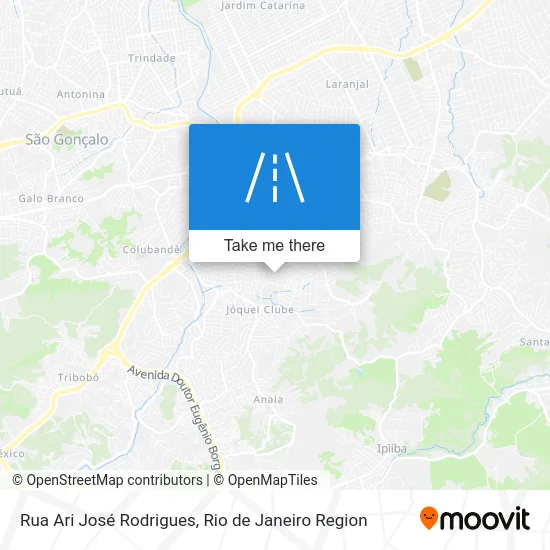 Rua Ari José Rodrigues map