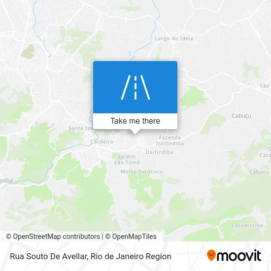 Rua Souto De Avellar map