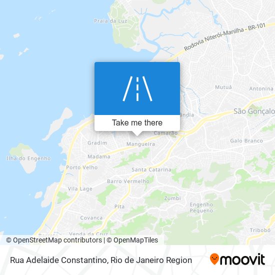 Mapa Rua Adelaide Constantino