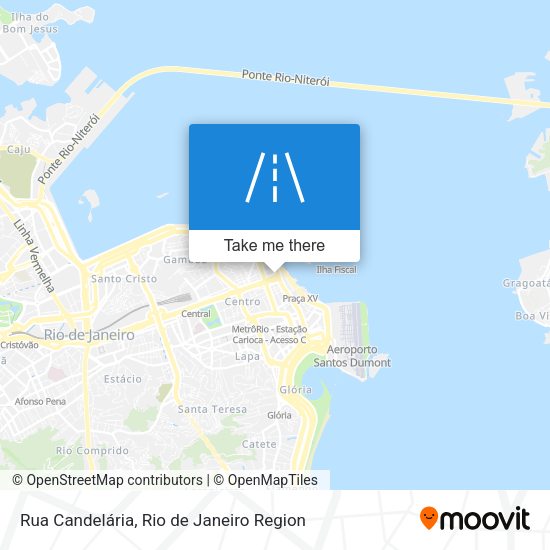Rua Candelária map