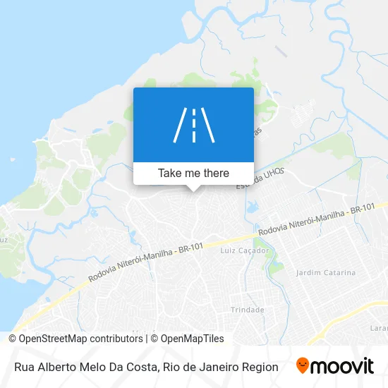 Rua Alberto Melo Da Costa map
