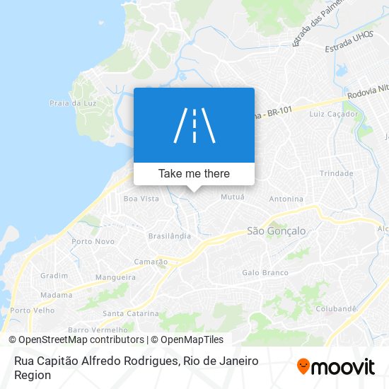 Rua Capitão Alfredo Rodrigues map